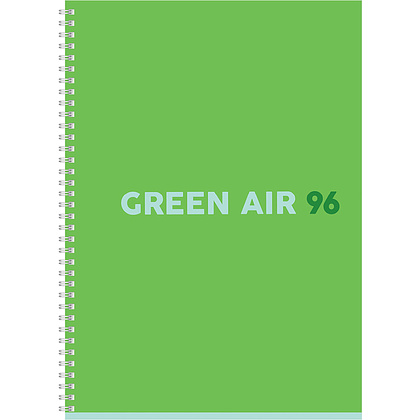 Тетрадь "Green air", А4, 96 листов, клетка, ассорти - 6