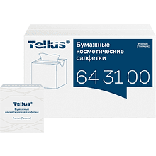 Салфетки косметические Tellus Премиум, 90шт/уп, в кубе