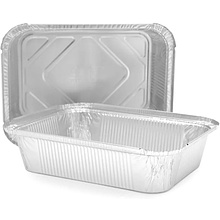 Контейнер алюминиевый одноразовый, 262x189