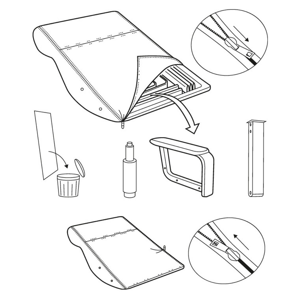 Кресло для руководителя Бюрократ CH-823AXSN, экокожа, черный, металл - 8
