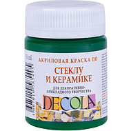 Краска акриловая по стеклу и керамике 