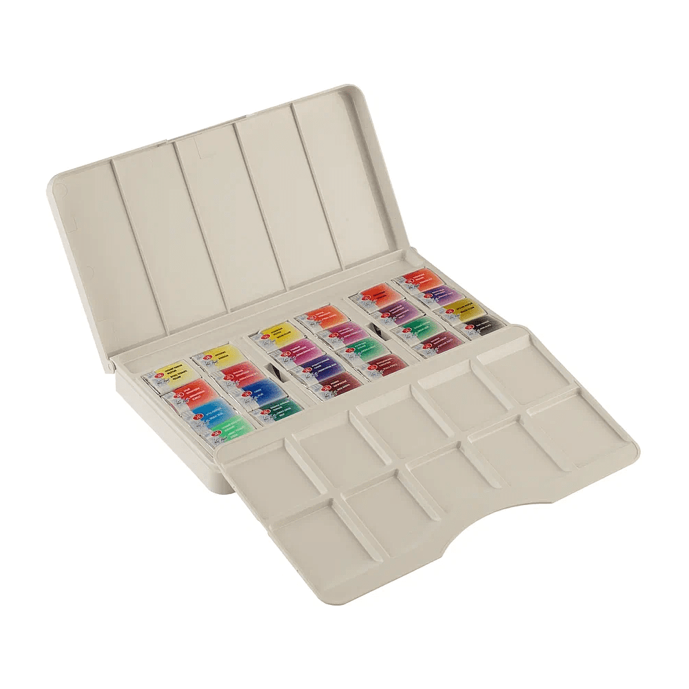 Краски акварельные "Белые ночи новейшая история", 24 цвета, кюветы - 9