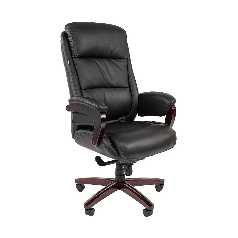 Кресло для руководителя "CHAIRMAN 404" кожа, металл, черный