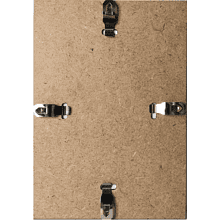 Фоторамка "ПКлип002130 Zebra", 30х40 см, клип, со стеклом, прозрачный