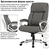 Кресло для руководителя BRABIX PREMIUM "Level EX-527", экокожа, серый, пластик  - 16