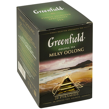 Чай "Greenfield" Milky Oolong, 20 пакетиков x1.8 г, зеленый