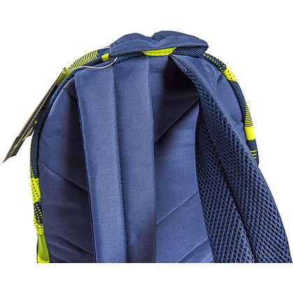 Рюкзак молодежный "Knit", 42x30x16 см, серый, желтый - 4