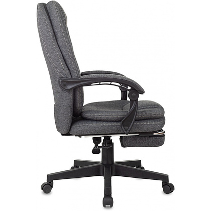 Кресло для руководителя Бюрократ "CH-868MSG-F", ткань, пластик, серый - 4