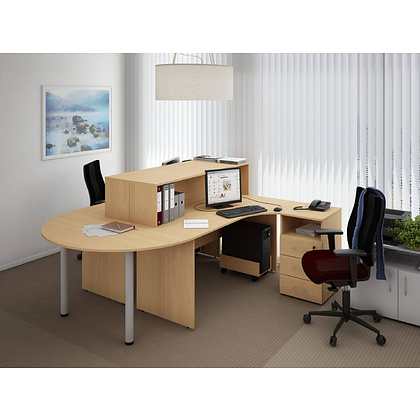 Коллекция Столица шкаф для документов С-213.522, 800х355х1147 мм, дуб сонома - 3