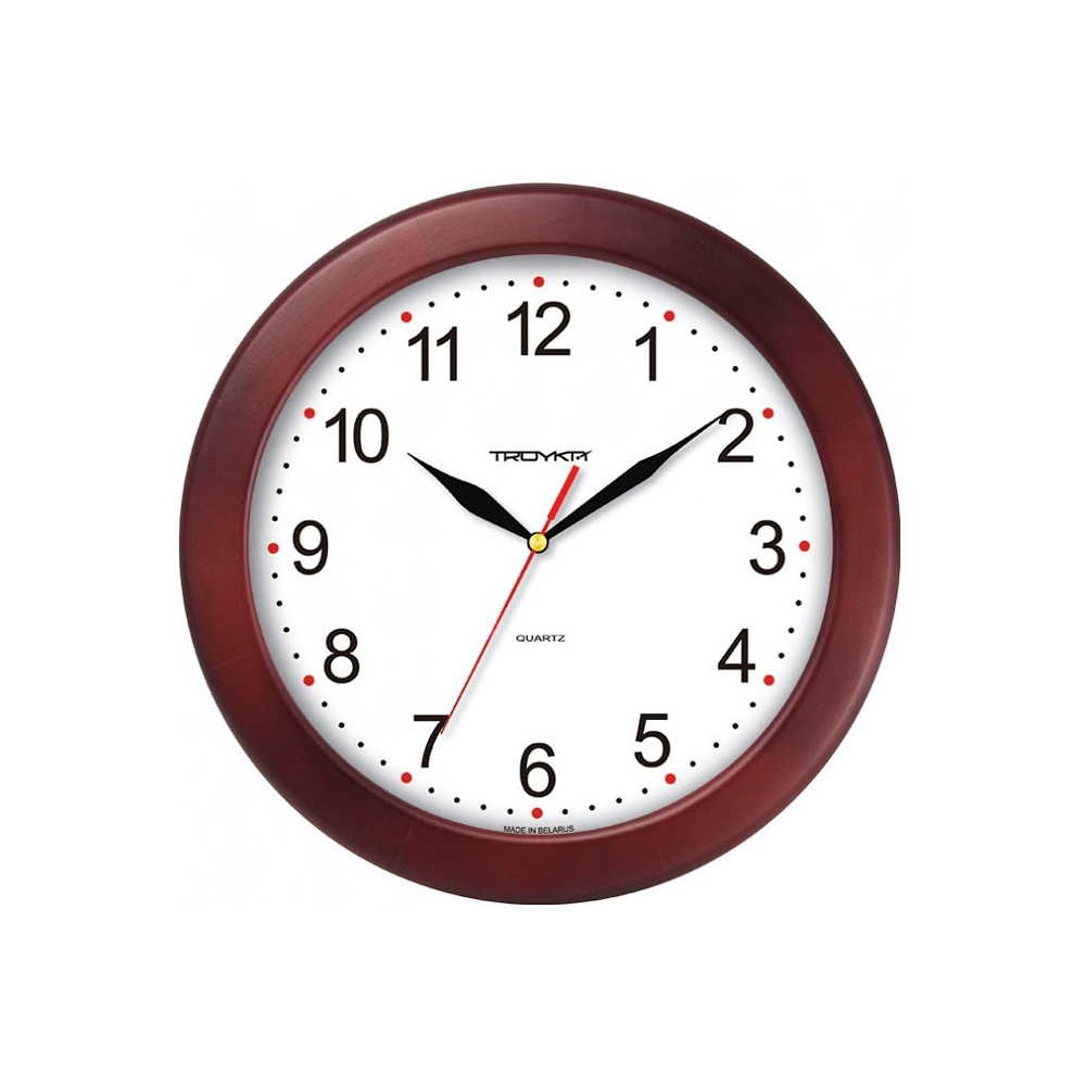 Часы настенные "988957", темно-коричневый