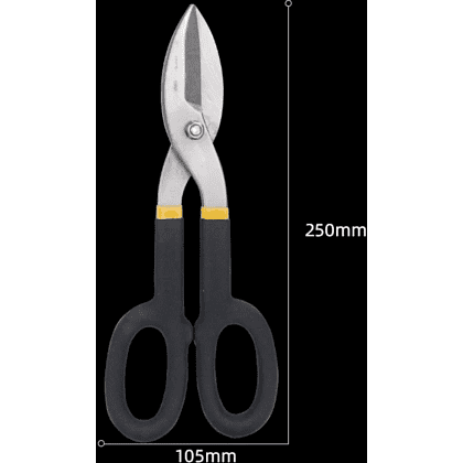 Ножницы Deli YS EDL25910, по металлу, 250 мм, черный - 5