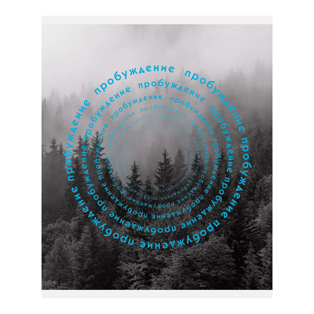 Тетрадь "Природная гармония", А5, 96 листов, клетка, скоба сбоку, ассорти - 4