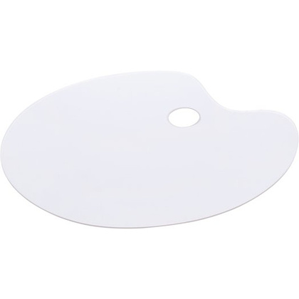 Палитра пластиковая "Сонет", овальная, 3 мм., 40х28 см