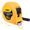 Рулетка Deli "9005B", 5 м, желтый - 5