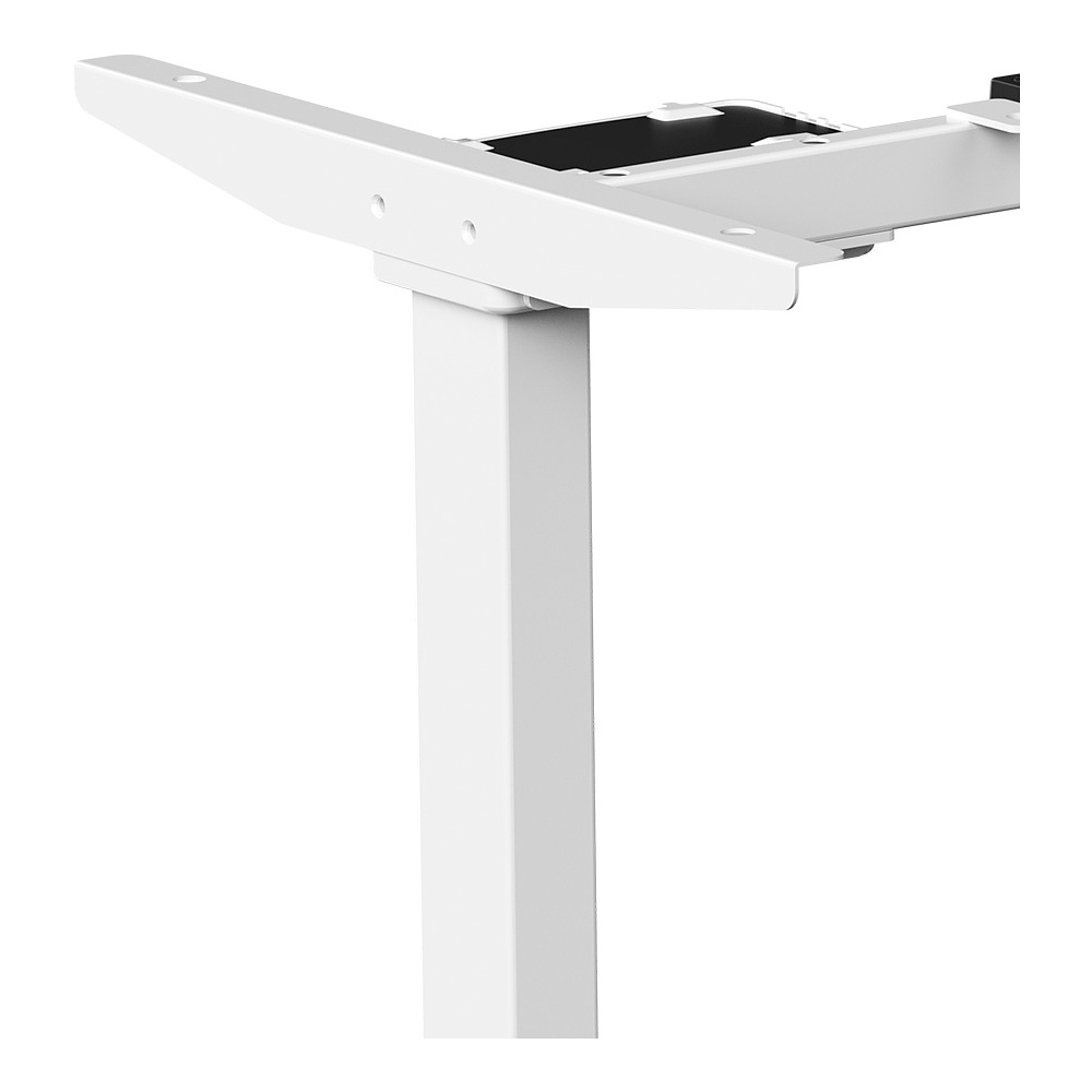 Стол с электроприводом WellDesk Prime 1300x675х18 белый/дуб канзас коричневый (9191462+9072451) - 8