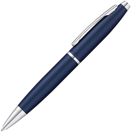Ручка шариковая автоматическая "Cross Calais Matte Metallic Midnight Blue", 0.7 мм, синий, серебристый, стерж. черный - 2