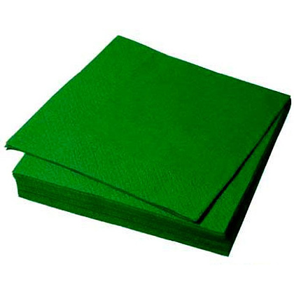 Салфетки бумажные "Бик-пак", 400 шт, 24х24 см, зеленый