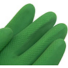 Перчатки латексные хозяйственные Zaubex БИКОЛОР, усиленные, р-р M, зеленый, желтый - 3