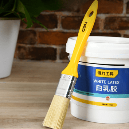 Кисть малярная Deli YS EDL509151, плоская, 1"-25 мм, смешанная щетина - 3