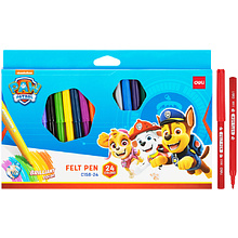 Фломастеры Deli "Paw Patrol", 24 штуки