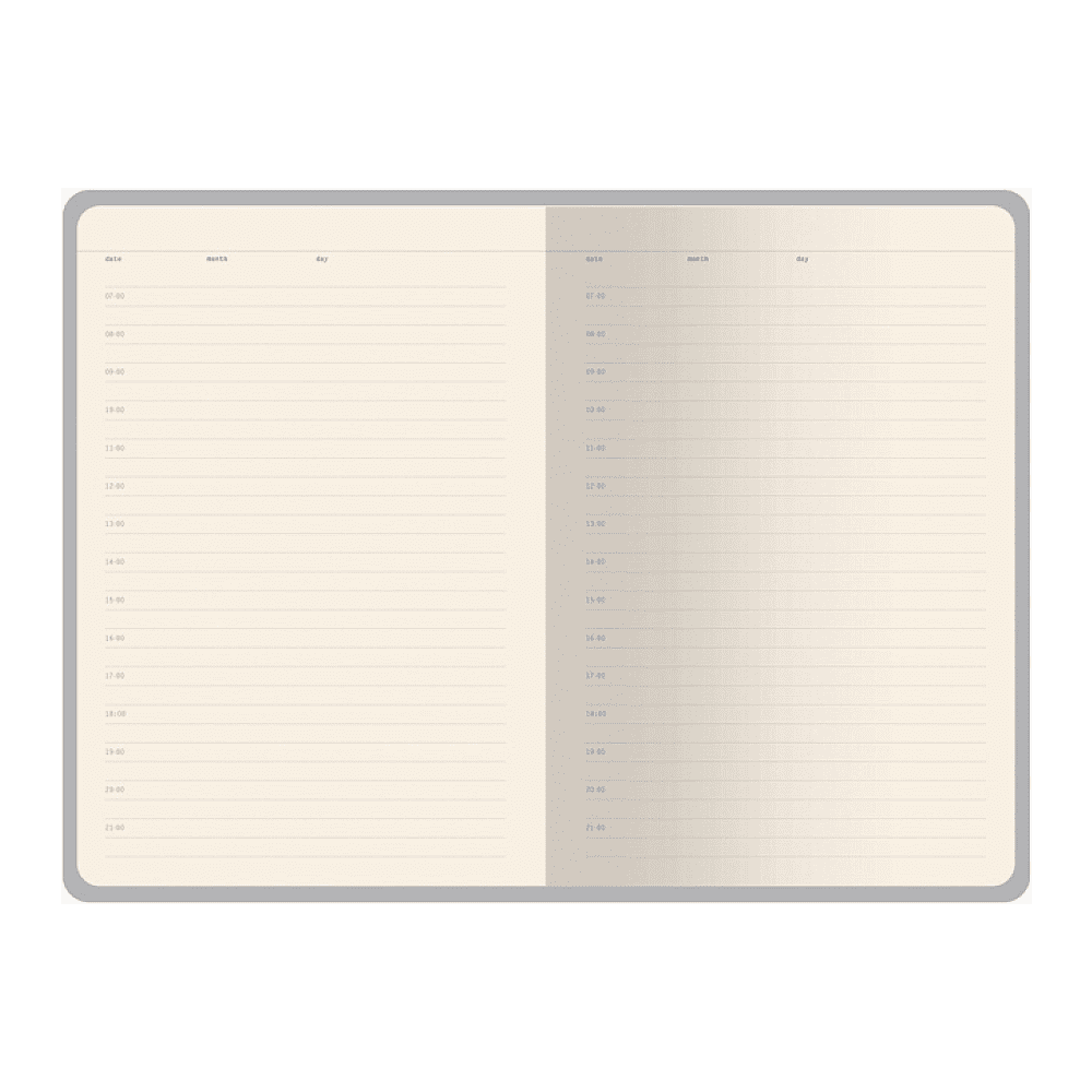 Ежедневник недатированный "La Manche", А5, графитовый - 4