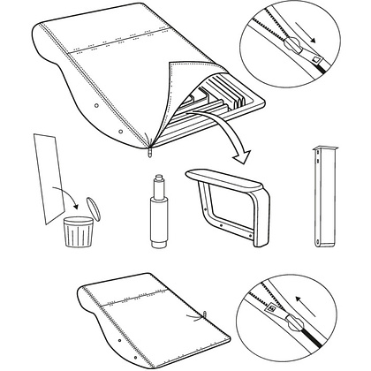 Кресло для руководителя Бюрократ CH-823AXSN, экокожа, черный, металл - 8