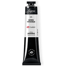 Краски акриловые Ладога, 101 белила титановые, 46 мл, туба