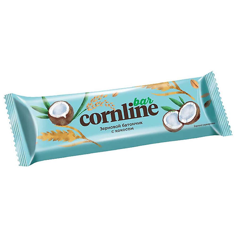 Батончик "Cornline", 30 г, с кокосом