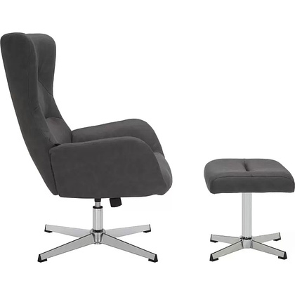 Кресло мягкое EVERPROF Apple, ткань, темно-серый - 3