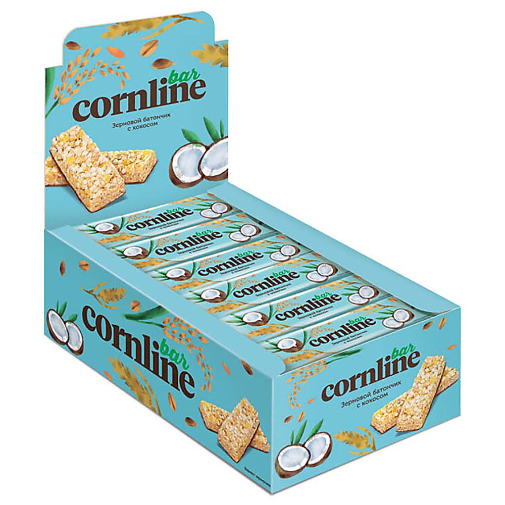 Батончик "Cornline", 30 г, с кокосом - 2