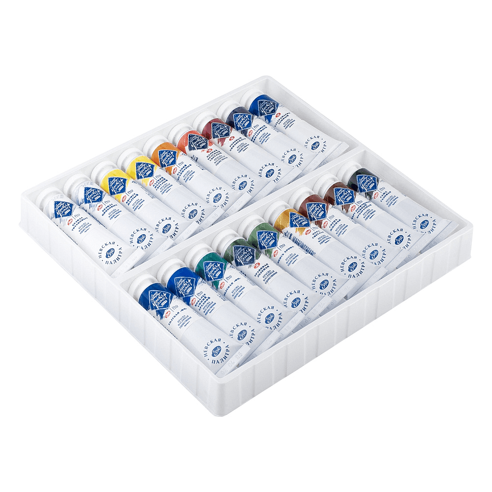 Набор масляных красок "Мастер-класс", 18 цветов, 18 мл, туба - 3