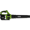 Воздуходувка Deli GS EDG012-1, аккумулятор, бесщеточная, 20 В, 4Ач, коробка, черный, зеленый - 5