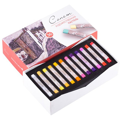 Набор сухой пастели "Сонет", 36 цветов