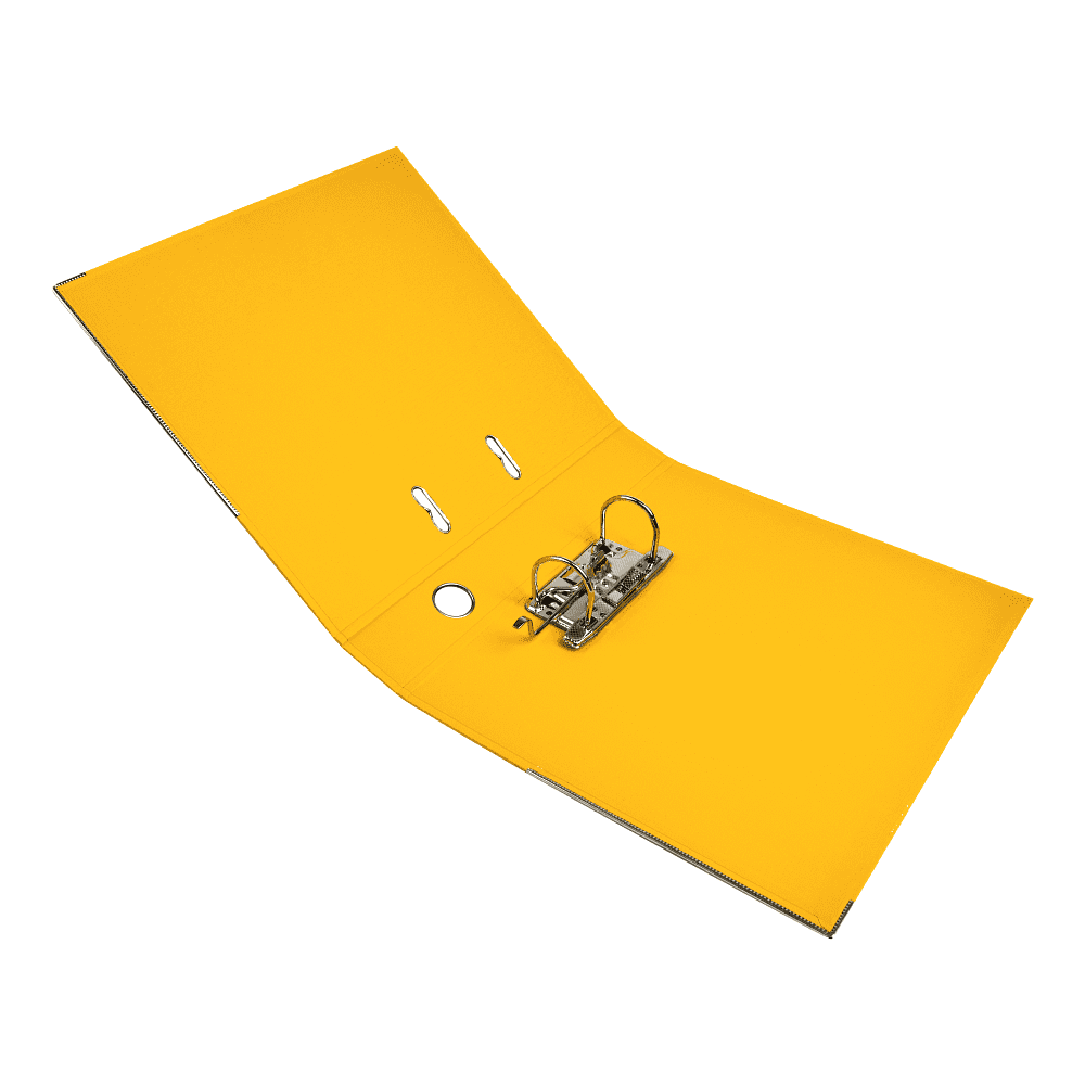 Папка-регистратор "Yesli:", А4, 50 мм, ПВХ, желтый - 5