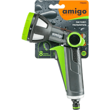 Пистолет-распылитель Amigo Grande 79840, 3/4", 8 функций