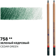 Карандаш цветной "Мастер-класс", 758, зеленый кедровый