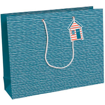 Пакет бумажный подарочный "Dieppe", 37.3x11.8x27.5 см, разноцветный