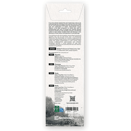 Набор кистей "Escoda. Professional watercolor set", набор 4 шт - 2