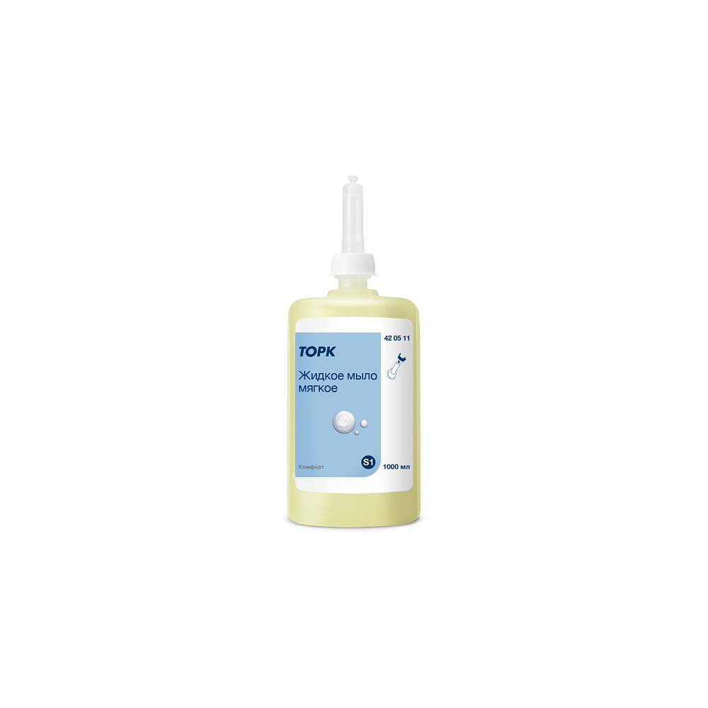 Мыло жидкое TORK Комфорт S1, 1 л, мягкое (420511) - 3