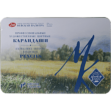 Цветные карандаши "Мастер-Класс", в жестяном пенале, 48 цветов