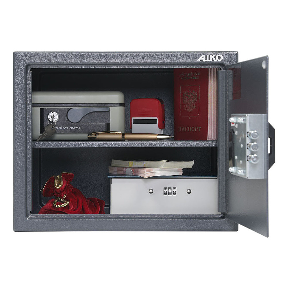 Мебельный сейф AIKO Т-280EL, 280x350x300 мм - 3