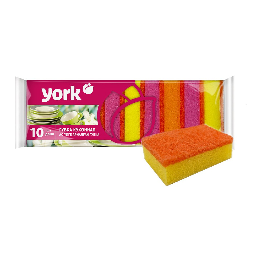 Губка кухонная для мытья посуды "York Maxi" - 2
