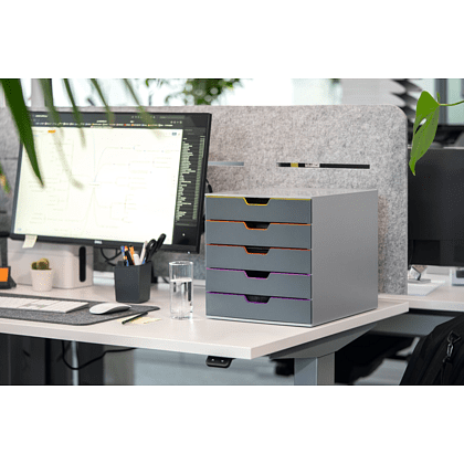 Блок из 5 лотков закрытый "Varicolor", 292x280x356 мм, 5 лотков - 4