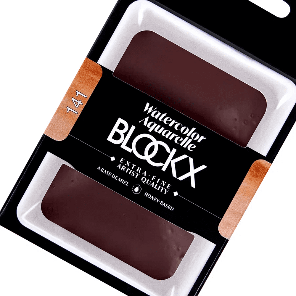 Краски акварельные "Blockx. Giant pan", 141 сиена жженая светлая, 18 мл., кювета - 3