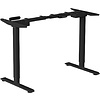Стол с электроприводом WellDesk Prime 1300x675х18 черный/дуб канзас коричневый (9191461+9072451) - 5