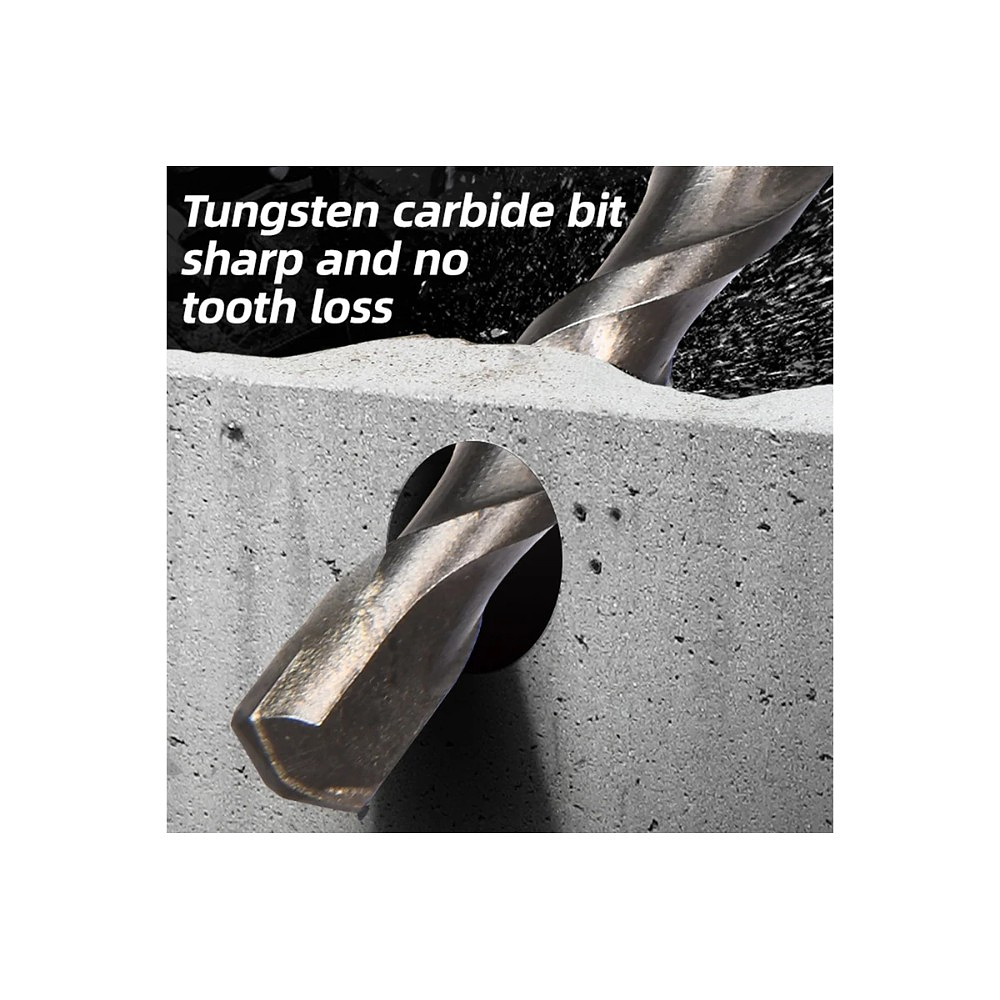 Бур по бетону Deli YS EDH-Y10210, 10x210 мм, SDS-PLUS - 5