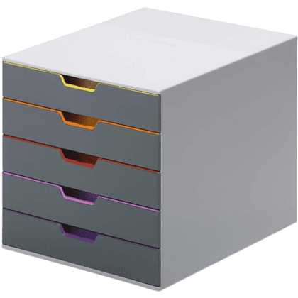 Блок из 5 лотков закрытый "Varicolor", 292x280x356 мм, 5 лотков