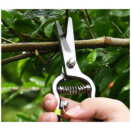 Ножницы садовые Deli GS EDL580123, 200 мм., черный, зеленый - 3