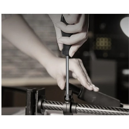 Отвертка Deli HS EHT1105, SL5х100 мм, Soft Touch, черный - 10