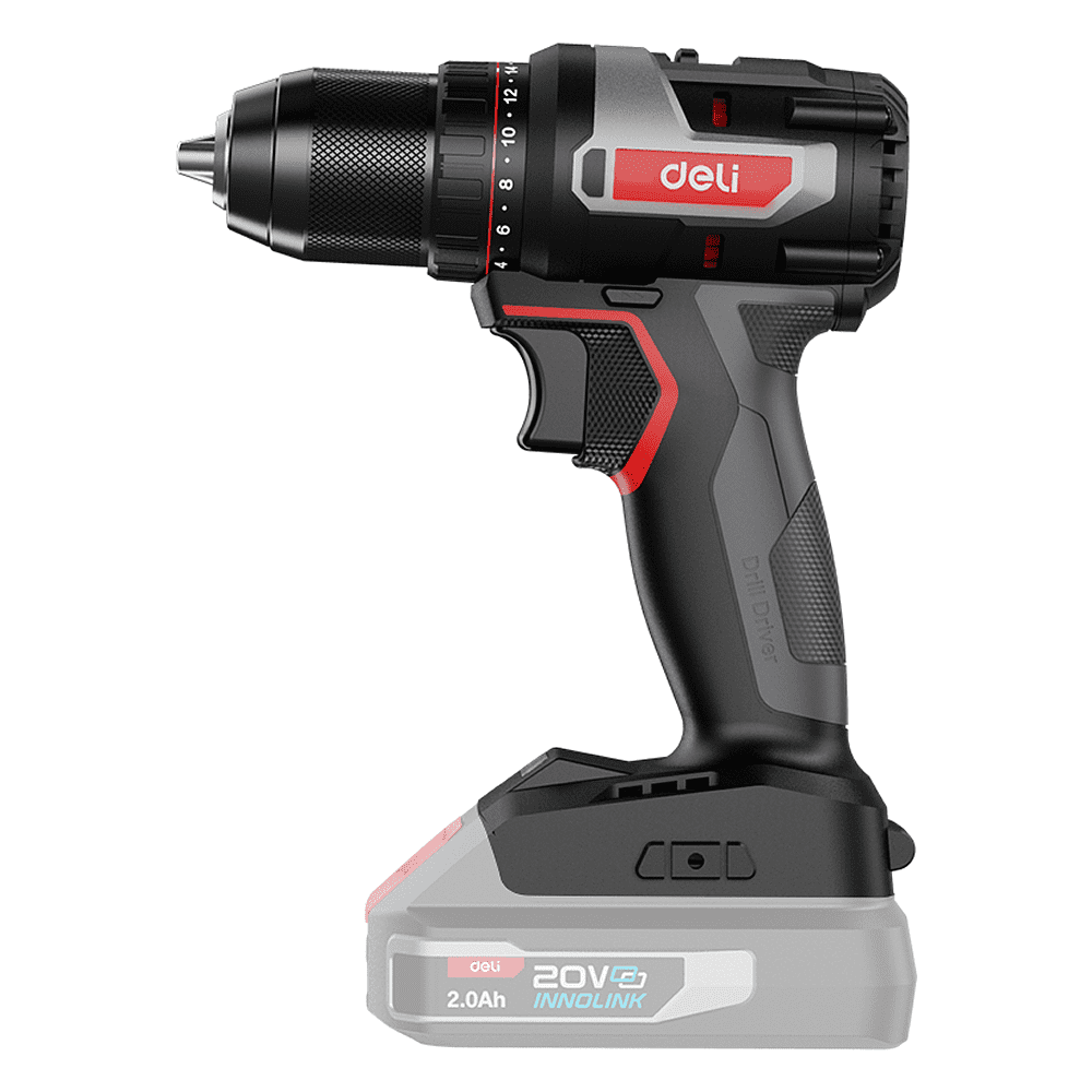 Аккумуляторная дрель-шуруповерт Deli RS EDE-DZ20-1, 20 В, 50 Нм, без АКБ и З/У, коробка - 2